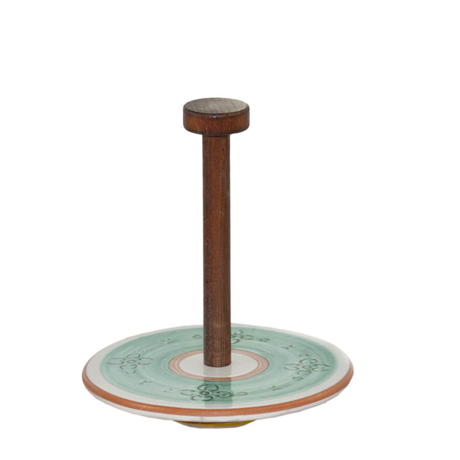 Porta rotolo tipo Scottex in Ceramica di Vietri - CERAMICA VIETRESE -  Eccellenza Artigianale Made in Italy