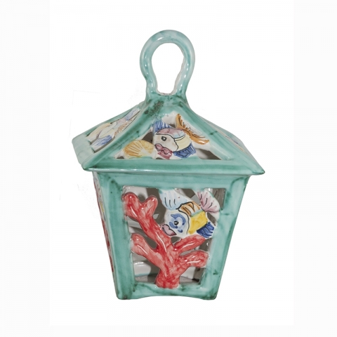 Lanterna in ceramica di Vietri