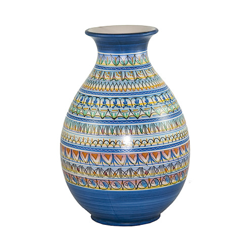 Vaso a palla in ceramica di Vietri