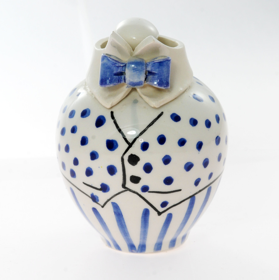 Salvadanaio in ceramica Vietrese - simpatico anche come bomboniera -  CERAMICA VIETRESE - Eccellenza Artigianale Made in Italy