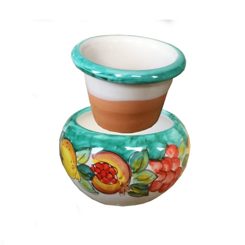 Vasetto per piantine - Decoro Frutta 