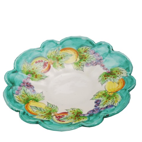 Tasse et plateau Margherita - Décoration de fruits