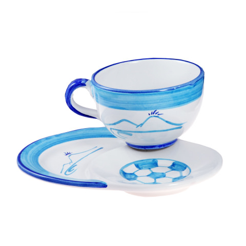 Tazza del Tifoso con piattino doppio