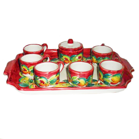Tazzine da Caffè - Decoro Frutta