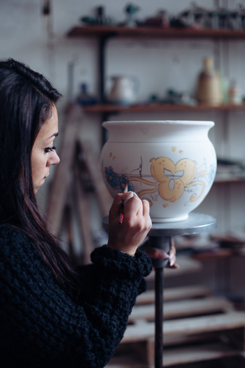 L'arte Infinita del Decoro <br>a Mano Vietrese
