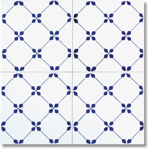 Piastrelle in ceramica dipinta a mano - 20x20 - Decoro Maiori