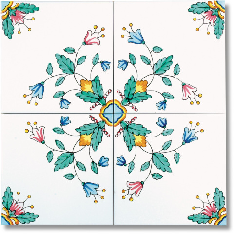 手绘瓷砖 - 20x20