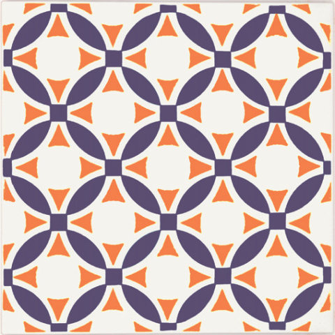 Azulejo de cerámica Vietri Decor Geometric Trend Glaze Alaska - Tipo 2