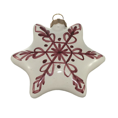 Pallina di Natale a stella 