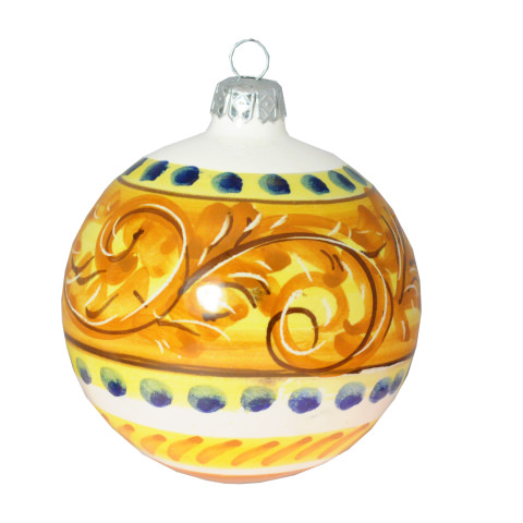 Pallina di  Natale - Decoro Barocco
