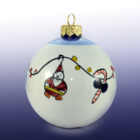 Pallina di  Natale in vari decori