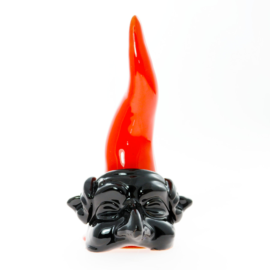 Corno Rosso brings good luck typical of Naples with Pulcinella