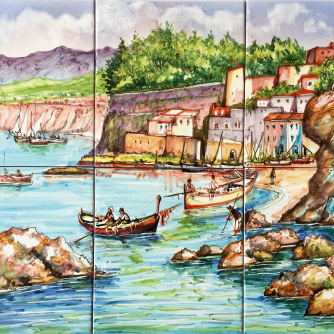 Pannello Murale decoro 'Sorrento Antica'