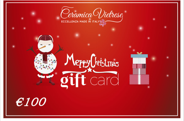 For 24 hours 20% DISCOUNT on GIFT CARDS of Vietri Ceramics