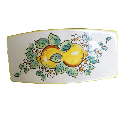 Piatti Rettangolari Sushi Decoro Limoni