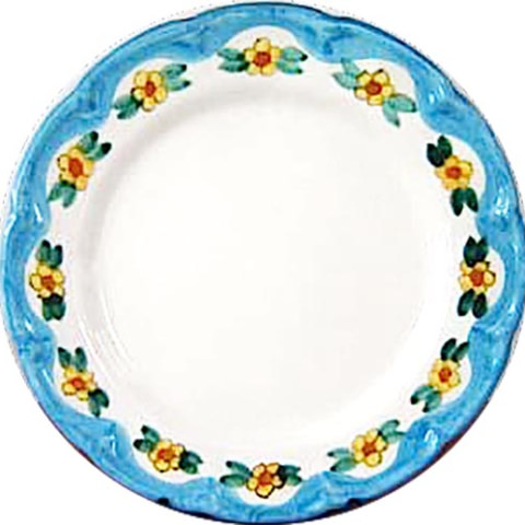 anstand blumen i mezzo fondo blau
