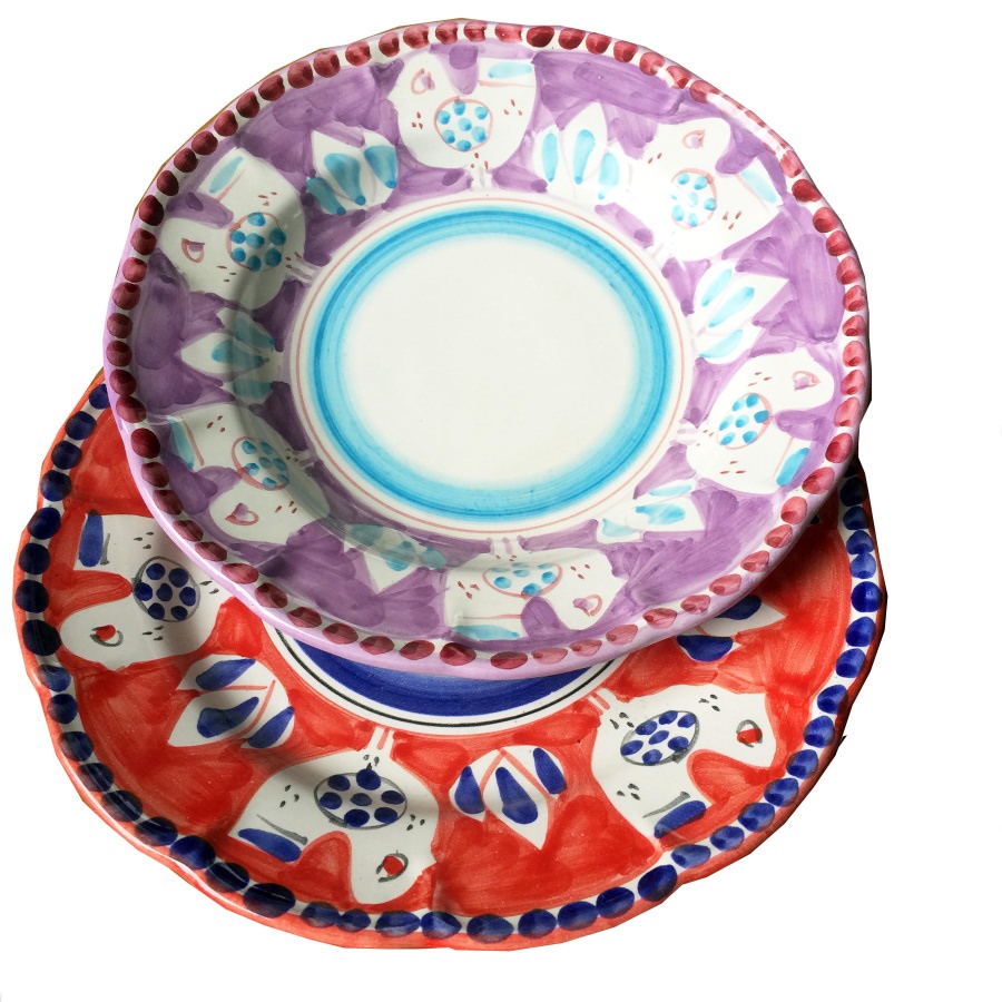 Dosatore Sapone Piatti - Ceramiche di Vietri - Su