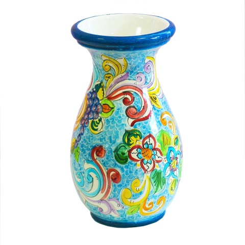 Portaombrelli in ceramica di Vietri - Decoro Barocco Felice