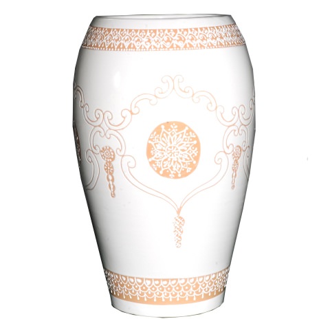 Portaombrelli in ceramica di Vietri - Decoro Merletto
