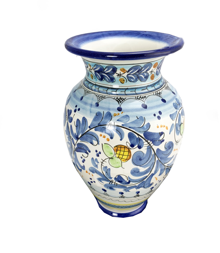 Portaombrelli in ceramica di Vietri - Decoro Sofia - CERAMICA VIETRESE -  Eccellenza Artigianale Made in Italy