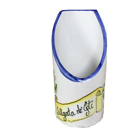 Portabicchieri in ceramica Vietrese - Paesaggio