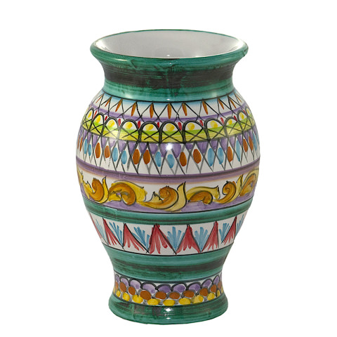 Vaso porta fiori - Decoro Geometrico